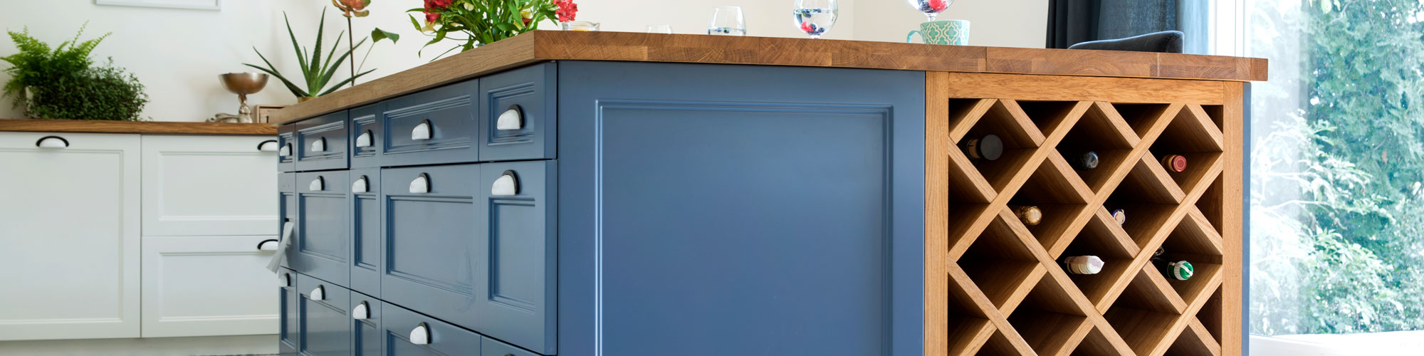 Sprayed kitchen in Devon