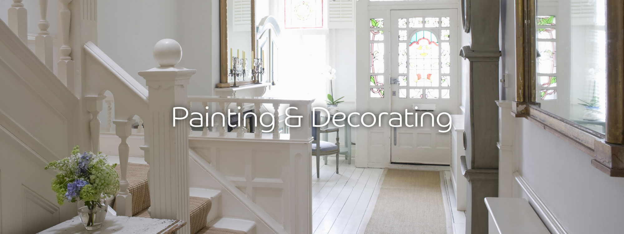 House being decorated in Somerset